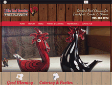 Tablet Screenshot of littleredroosterrestaurant.com